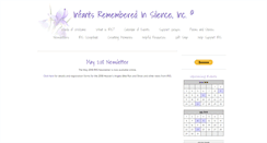 Desktop Screenshot of irisremembers.com